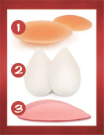 Silicone Butt Pad Set