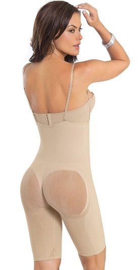 Invisible Seamless Open Bust Bodysuit Shaper