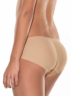Womens Seamless Butt Lifter Panties Padded Removable Butt Pad Lace Panties  Enhancer Underwear Shapewear Panty Enhancing Control Boyshort for Women 