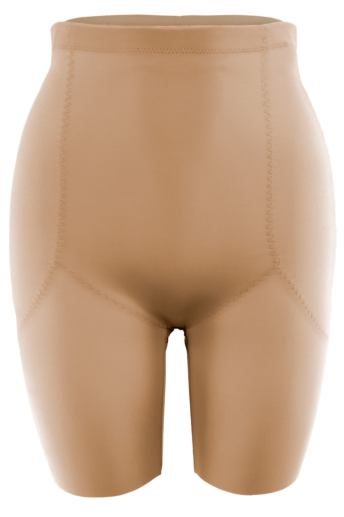 LoveMyBubbles: Gimme Hips - Hip Padded Mid-Thigh Panty/Pad Set BEIGE